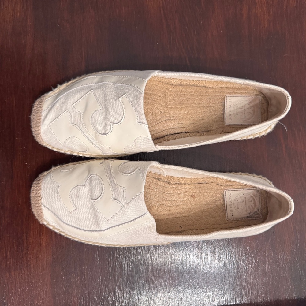 Tory Burch Women's Cream Espadrilles